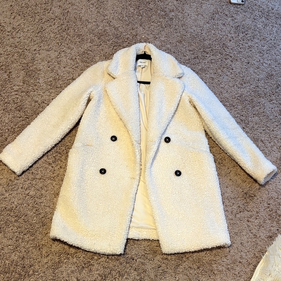 Nine West Cream Teddy Jacket - Picture 2 of 8